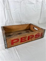 Vintage Pepsi wood soda crate