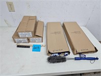 lot of wire brushes -