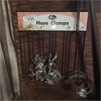 Vintage Gates Hose Clamps Store Display & Clamps,