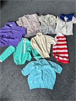 Vintage sweaters and shirts