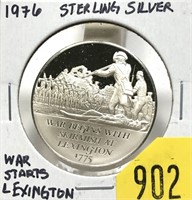 1976 Sterling 1/2 oz. token
