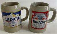 Vintage Anheuser Busch Beer Mugs