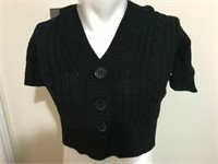2 EX GF Collection Black Hooded Sweater S