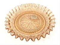 Westmoreland Pressed Princess Feather Plate