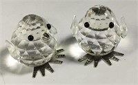 Pair Of Swarovski Crystal Chick Figurines