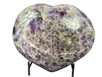 POLISHED AMETHYST HEART