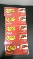 Lot of 5 Boxes - CELLA Milk Choc Covered Cherries