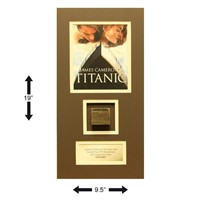Titanic Acutal 2x2 Piece Of The Movie Prop Ship