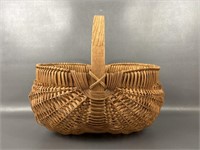 Vintage Woven Buttocks Basket