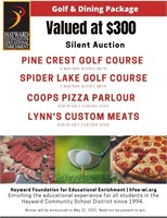Golf & Dine Package donated by...