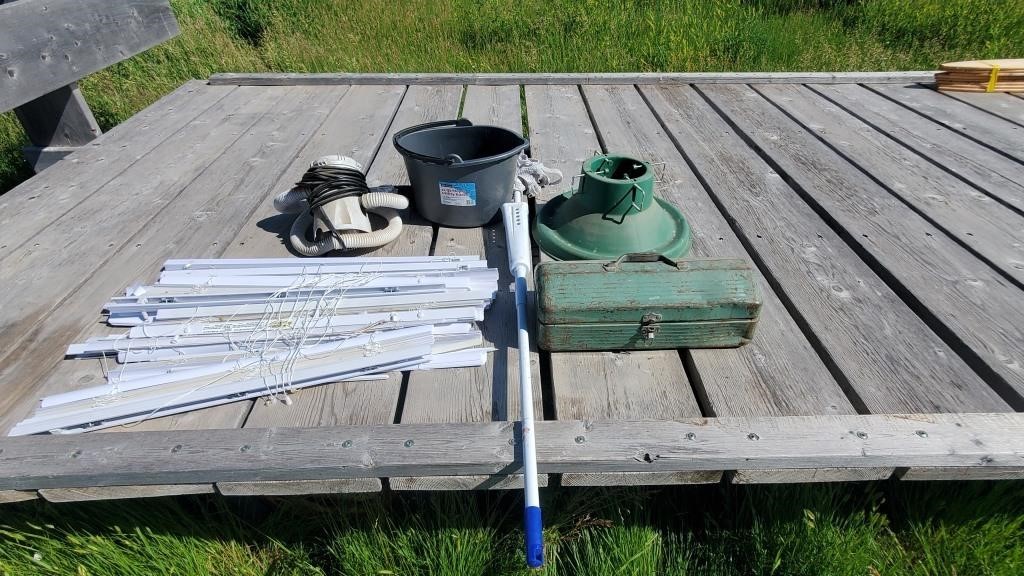 Tools, Blinds, Christmas Tree Stand, Etc.