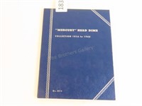 Mercury Dime Book, 48 Coins, 1919-1945