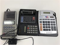 Calculator Lot Casio HR-8L Printing