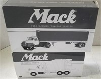 MACK B-MODEL TRACTOR TRAILER & MIXER