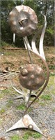 Unusual Artisan Crafted Metal Art Sculpture