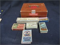 OLD CIGARETTE BOXES/MATCHES/ETC