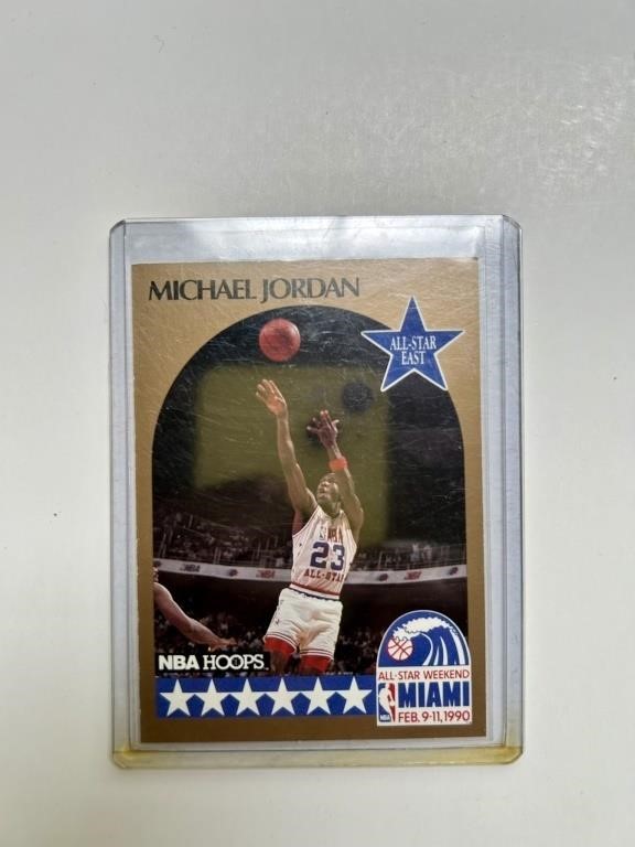 90 NBA Hoops All-Star Michael Jordan ERROR RARE