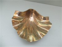 Vintage Brass Sea Shell Soap Dish