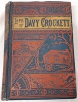 Antique Life of Davy Crockett Book