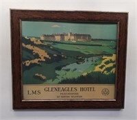 Gleneagles Hotel Perthshire advertising poster