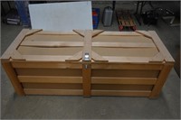 Wood Framed Storage Chest