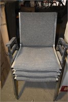 3- Cushioned Office Chairs