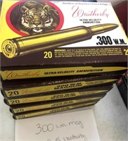 Lot of 5 Boxes of 300 Winston Magnum by Weatherby