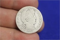 A 1907 Barber Quarter