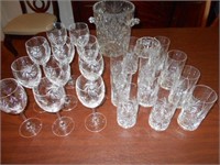 Czechoslovakian Crystal 24pc