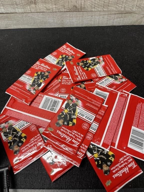 20 New Sealed Packs 2022-23 Tim Hortons Hockey Car