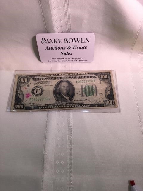 1934c $100 Bill