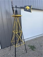 8 ft tall Hawkeyes yard windmilll