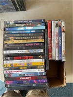 Box of DVDs