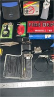 CD case,  pest repel, repair folder, fire