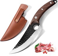 NEW $63 Butcher Knife/Meat Cutting Knife w/Sheath