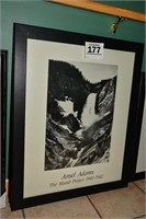Ansel Adams framed art 25" x 31"