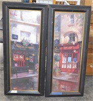 French Scenes in Frame.  Some Damage on Frames