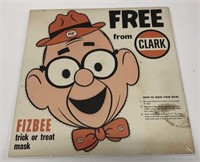 Vintage Clark Gas Advertising Fizbee Mask