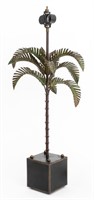 Chapman Patinated Metal Palm Tree Lamp