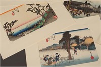 Ten Japanese Woodblock Prints,