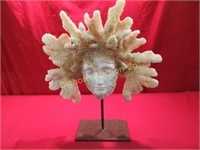 Coral Style Face On Display Stand