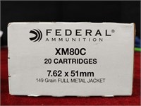 7.62x51mm Full Metal Jacket Cartridges (20)