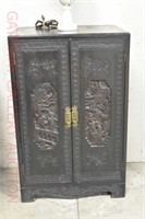 Carved Chinese Cupboard: