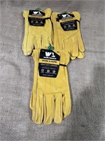 3 xxl work gloves