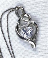 925 Silver Sisters Pendant Necklace