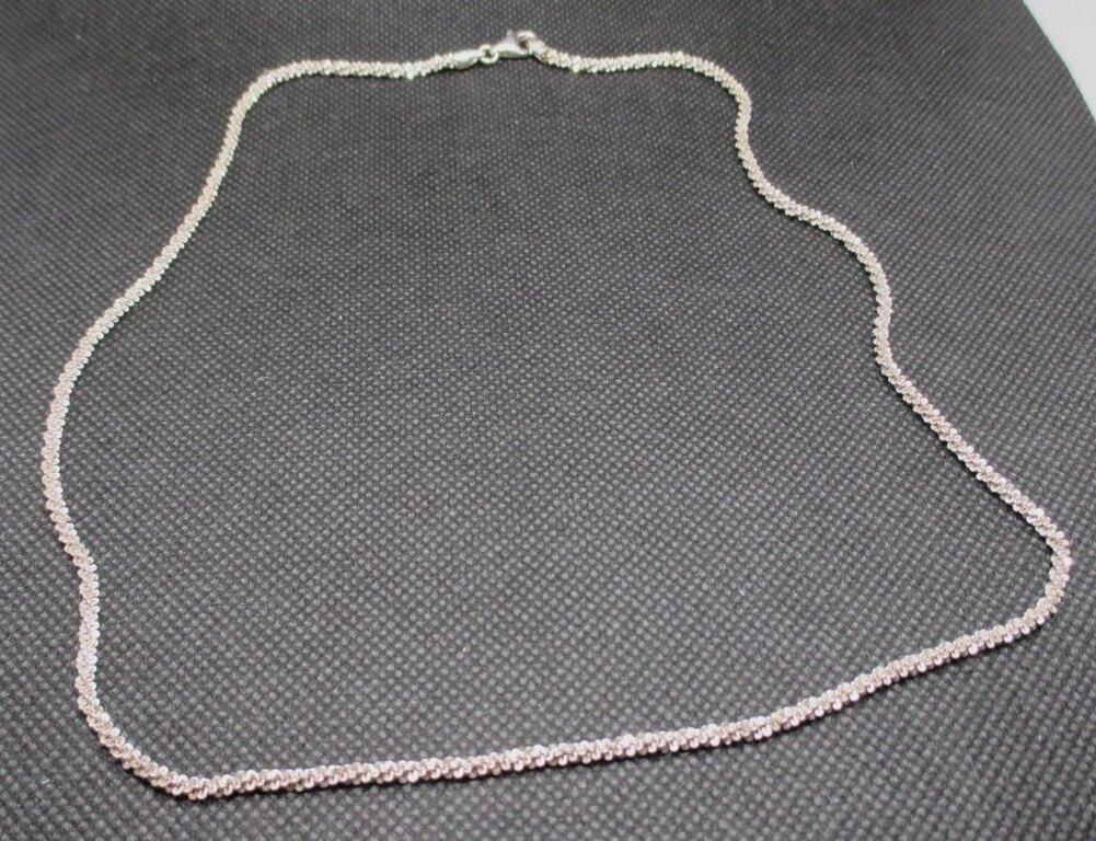 Sterling Silver Nugget Rope Chain