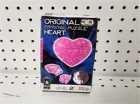 Nib Crsytal 3d Heart Puzzle