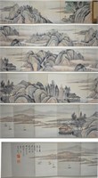 Gu Yun 1845-1906 Watercolour on Paper Booklet