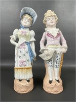 Vintage Bisque Pair of Figurines