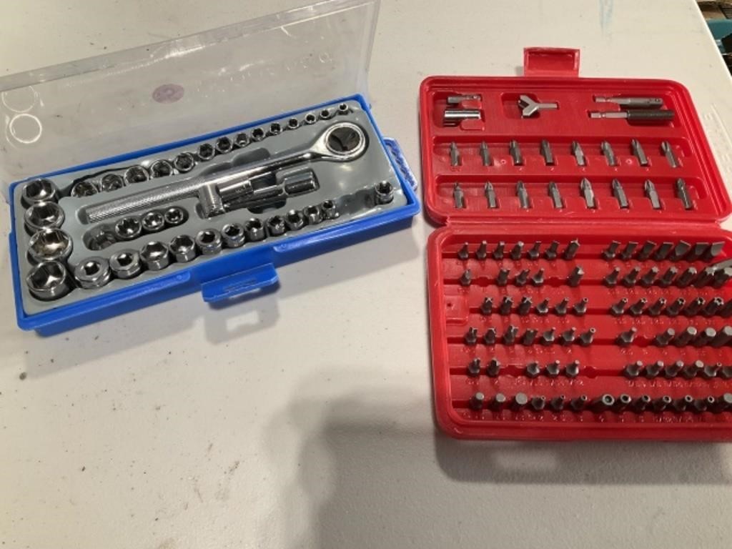 Tools, 1/4&3/8 Ratchet Set, Bit Set